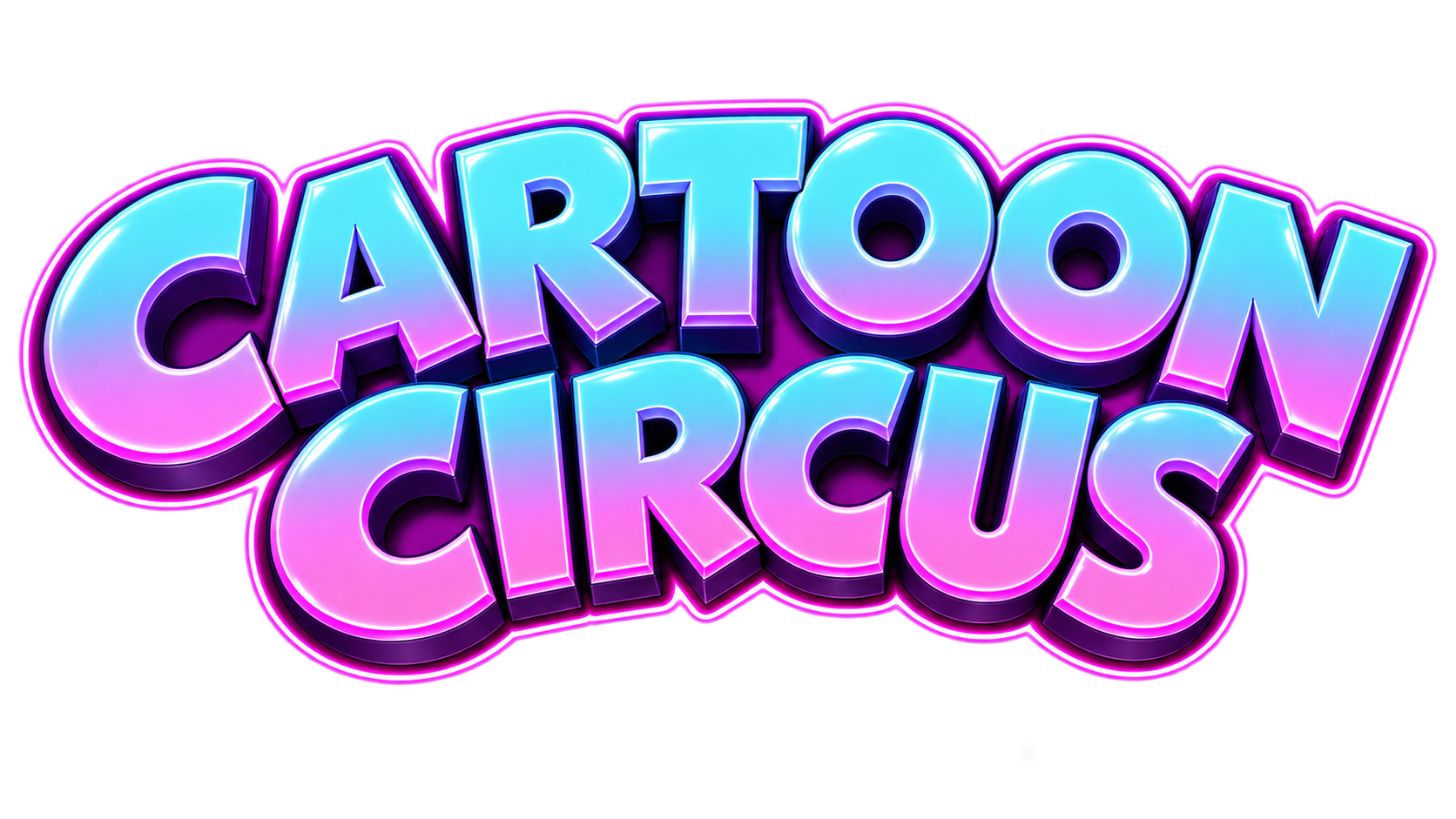 Cartoon Circus Logo im Instagram Feed
